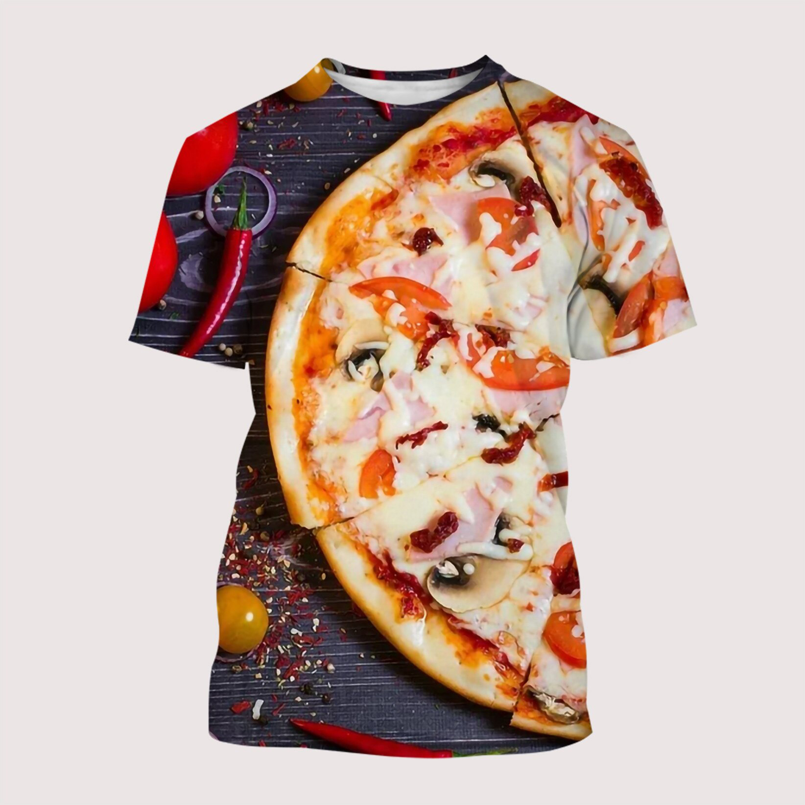 3D Printing Food - Food Bacon Pizza Funny 3D Print