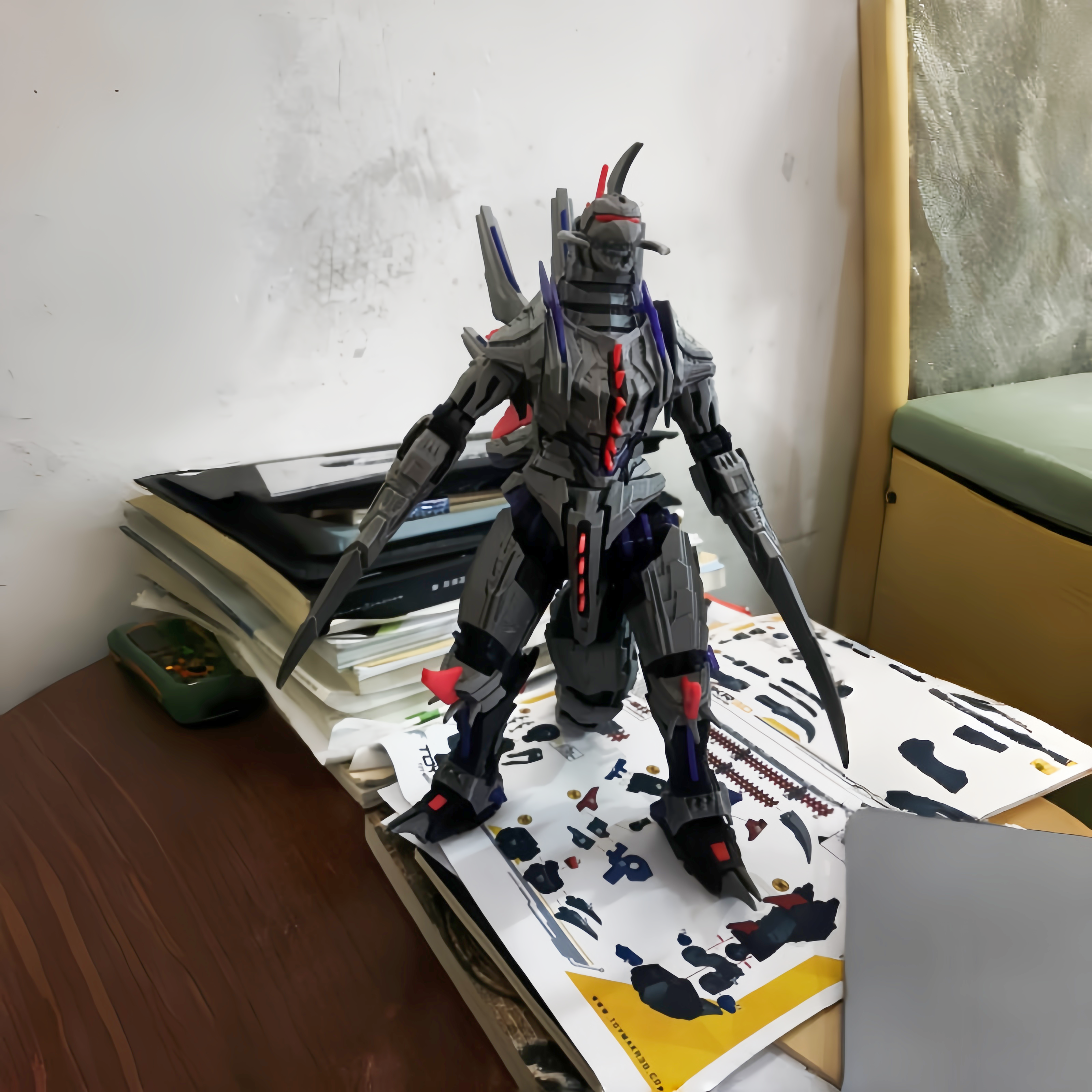3D Printing Hidden Blade - in stock 3D printing hidden blade