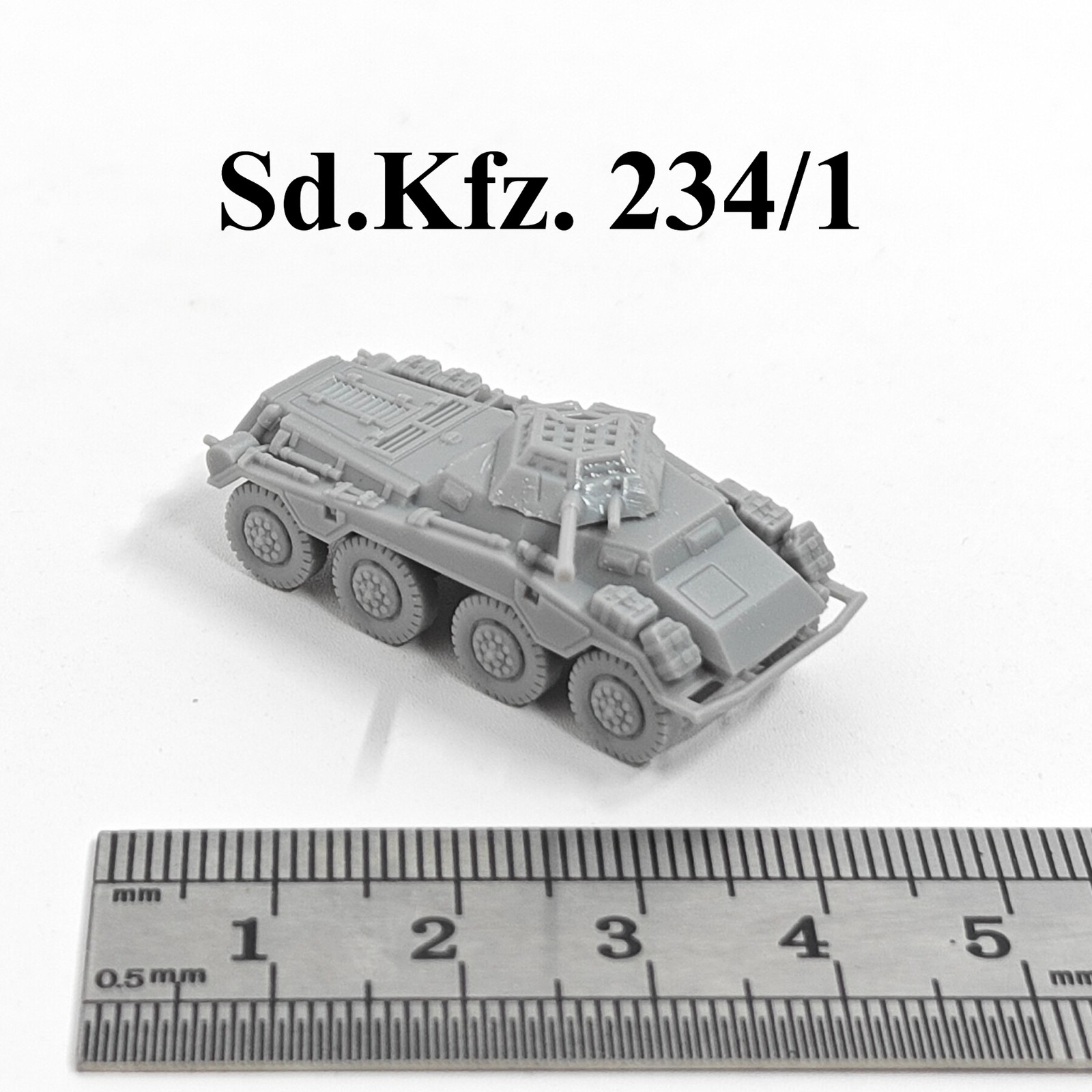 3D Printing And Additive Manufacturing - WWII German Sd.Kfz. 234/1 ARV,3D Printed,1/144