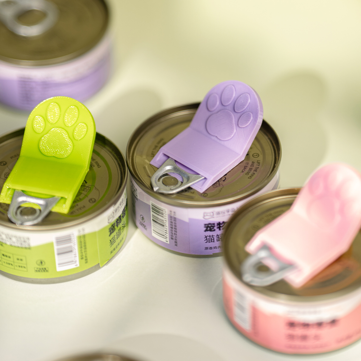 3D Printing Food - 3D Printed Creative Cat Paw Shaped