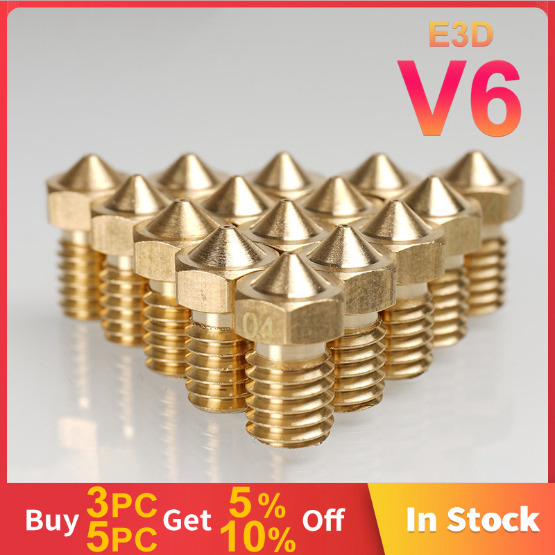 Wholesale E3D V6 V5 3D Printer - đánh giá và giá 3D Printer Nozzle Brass