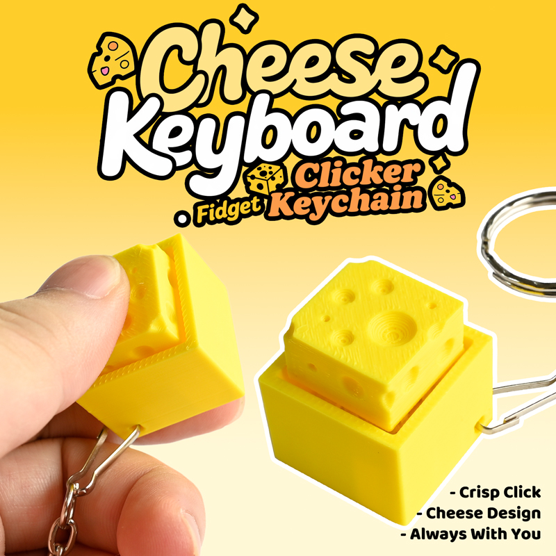 3D Printed Cheesy Key Fidget C - đánh giá và giá 3D Printing Yourself