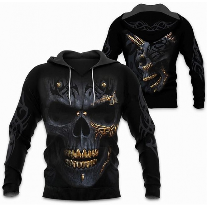 Men's Zipper Hoodie Casual Ope - đánh giá và giá 3D Printing Tooth