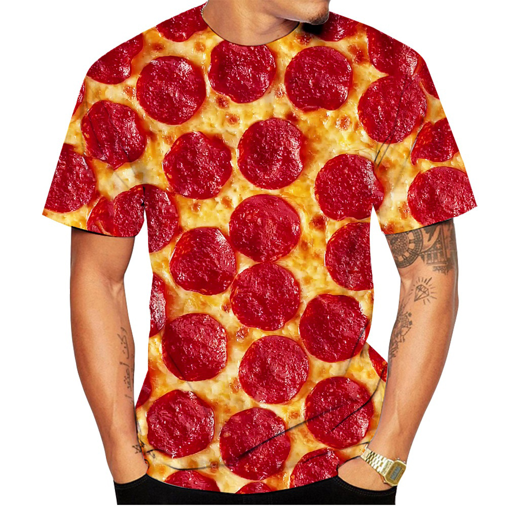 Food Bacon Pizza Funny 3D Prin - đánh giá và giá 3D Printing Food