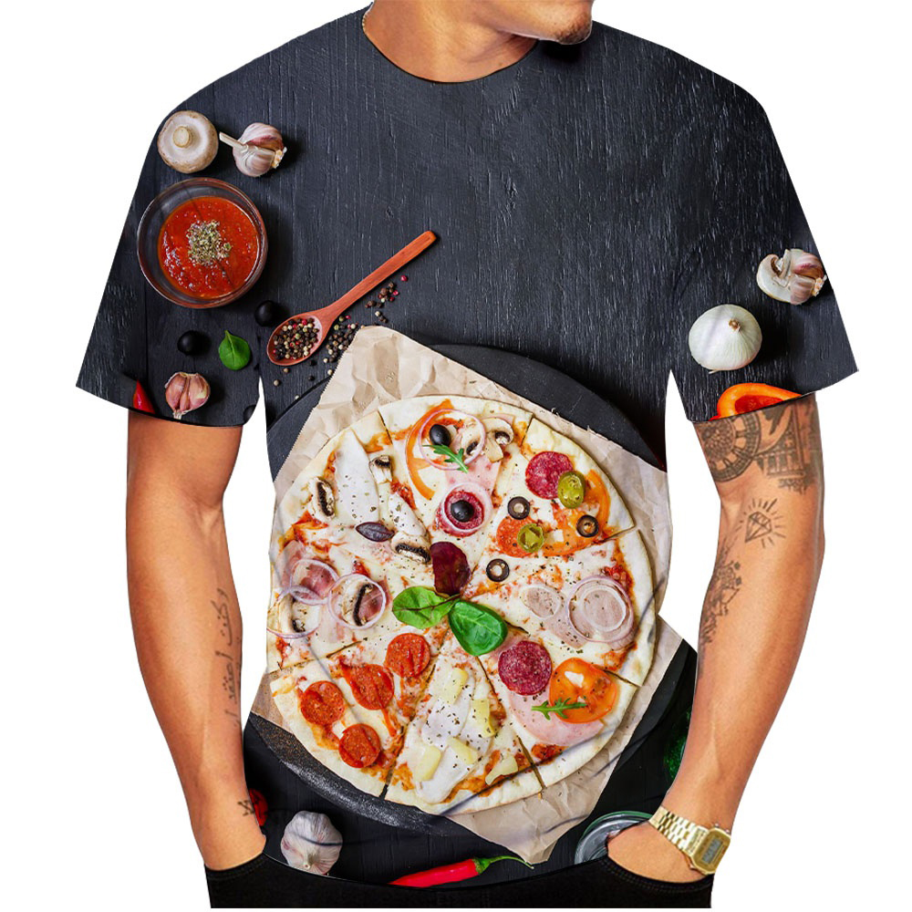 Food Bacon Pizza Funny 3D Prin - đánh giá và giá 3D Printing Food