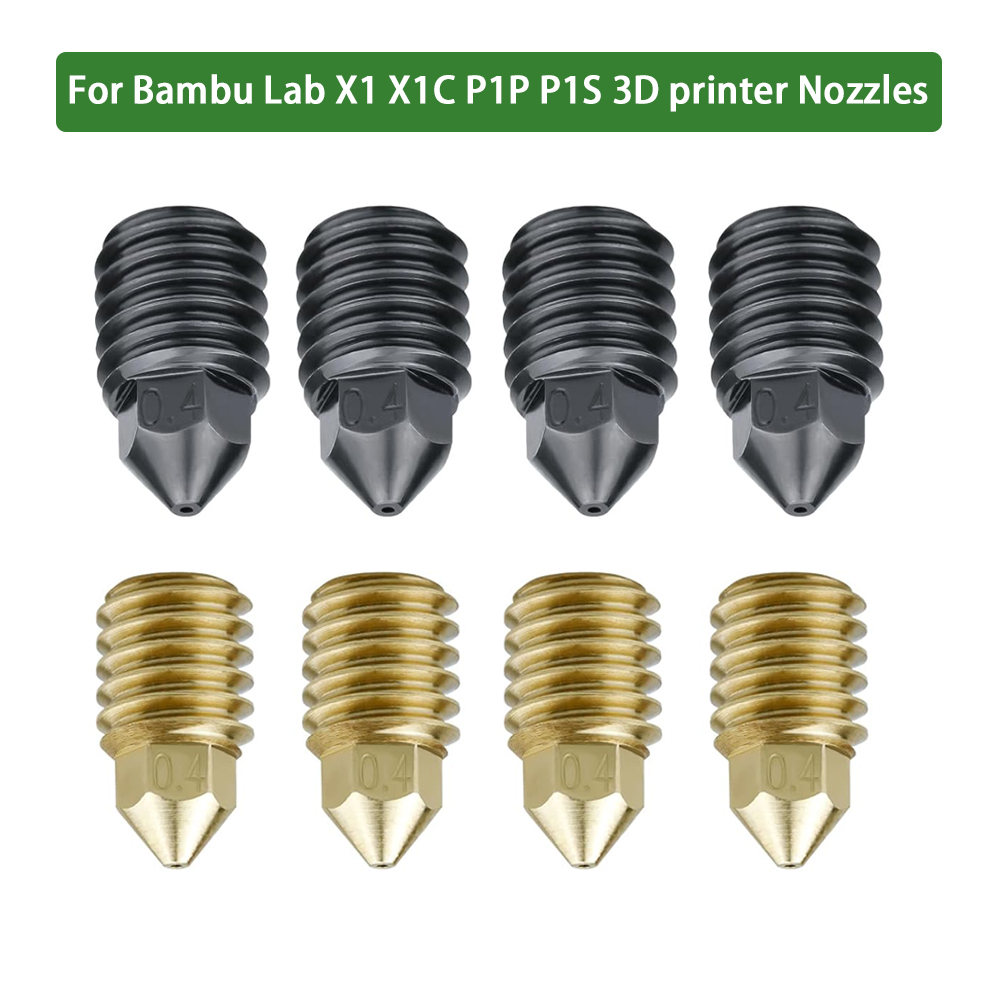 High Flow Hardened Steel Brass - đánh giá và giá 3D Printer Nozzle Brass