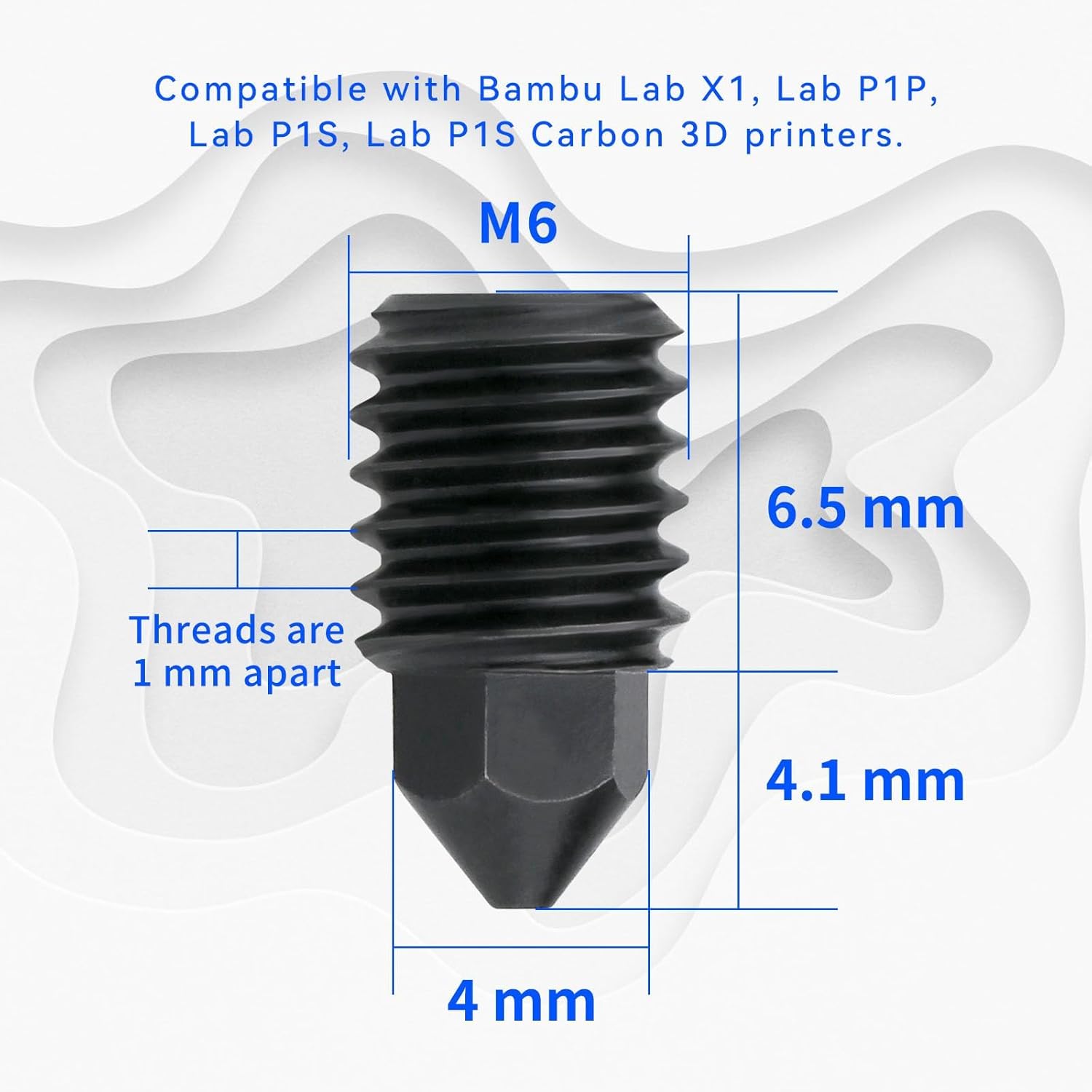 High Flow Hardened Steel Brass - đánh giá và giá 3D Printer Nozzle Brass