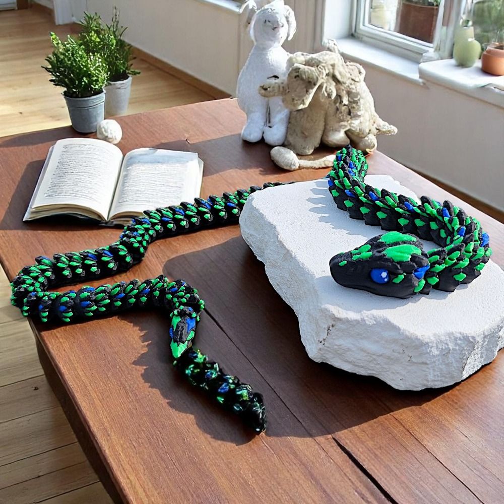 Simulated Eye 3D Printed Snake - đánh giá và giá 3D Printing Joint