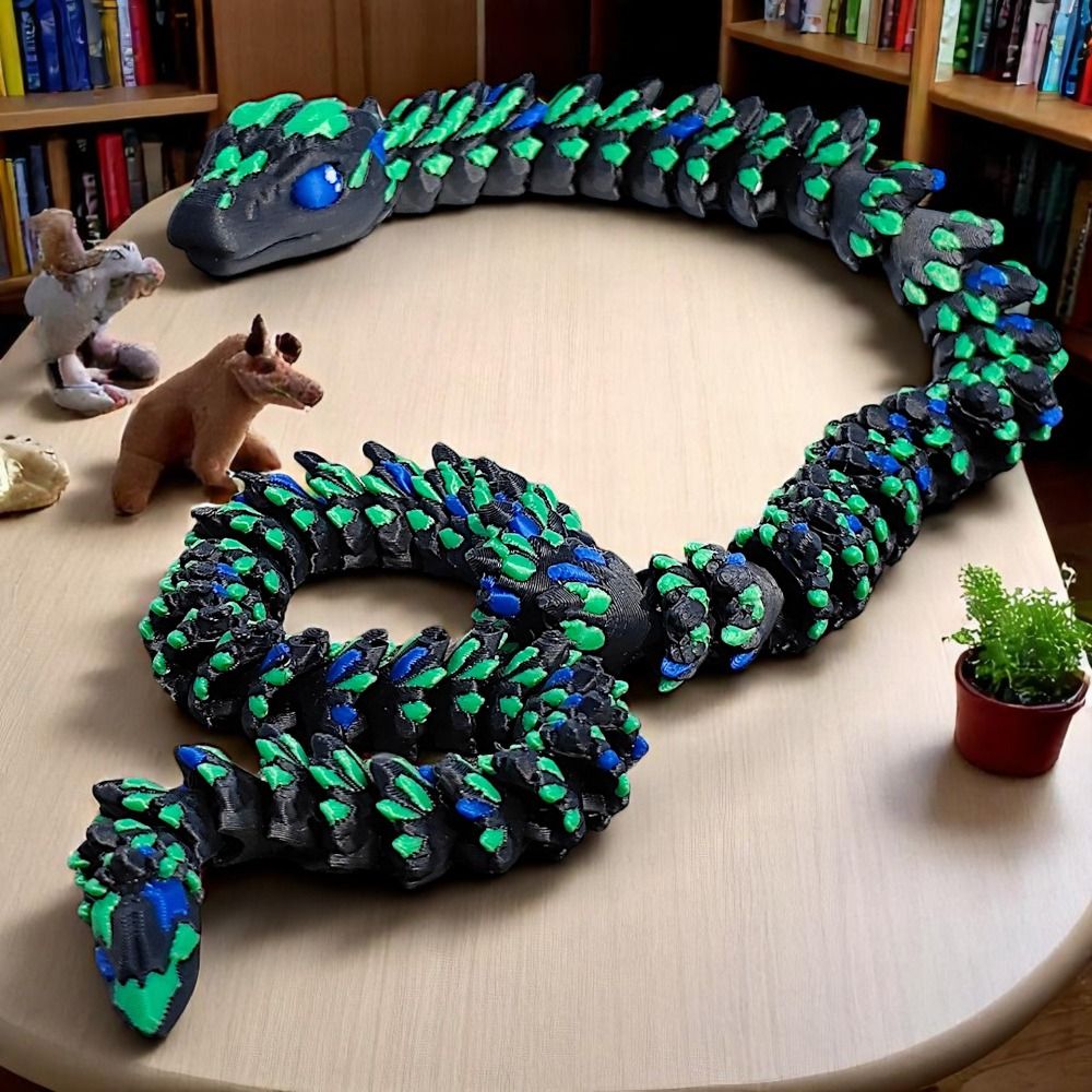 Simulated Eye 3D Printed Snake - đánh giá và giá 3D Printing Joint