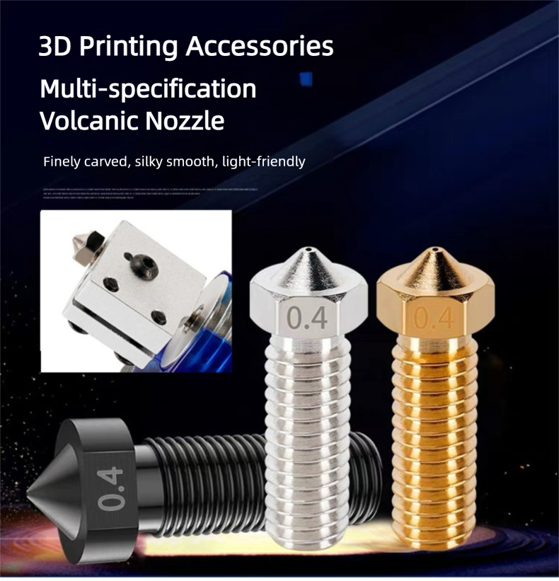 Volcano Nozzle For Artillery S - đánh giá và giá 3D Printer Nozzle Brass