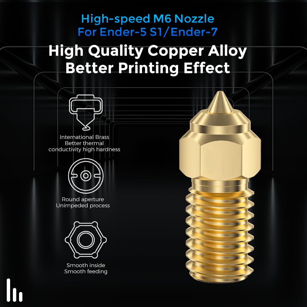 Official Creality Ender 3 V3 S - đánh giá và giá 3D Printer Nozzle Brass