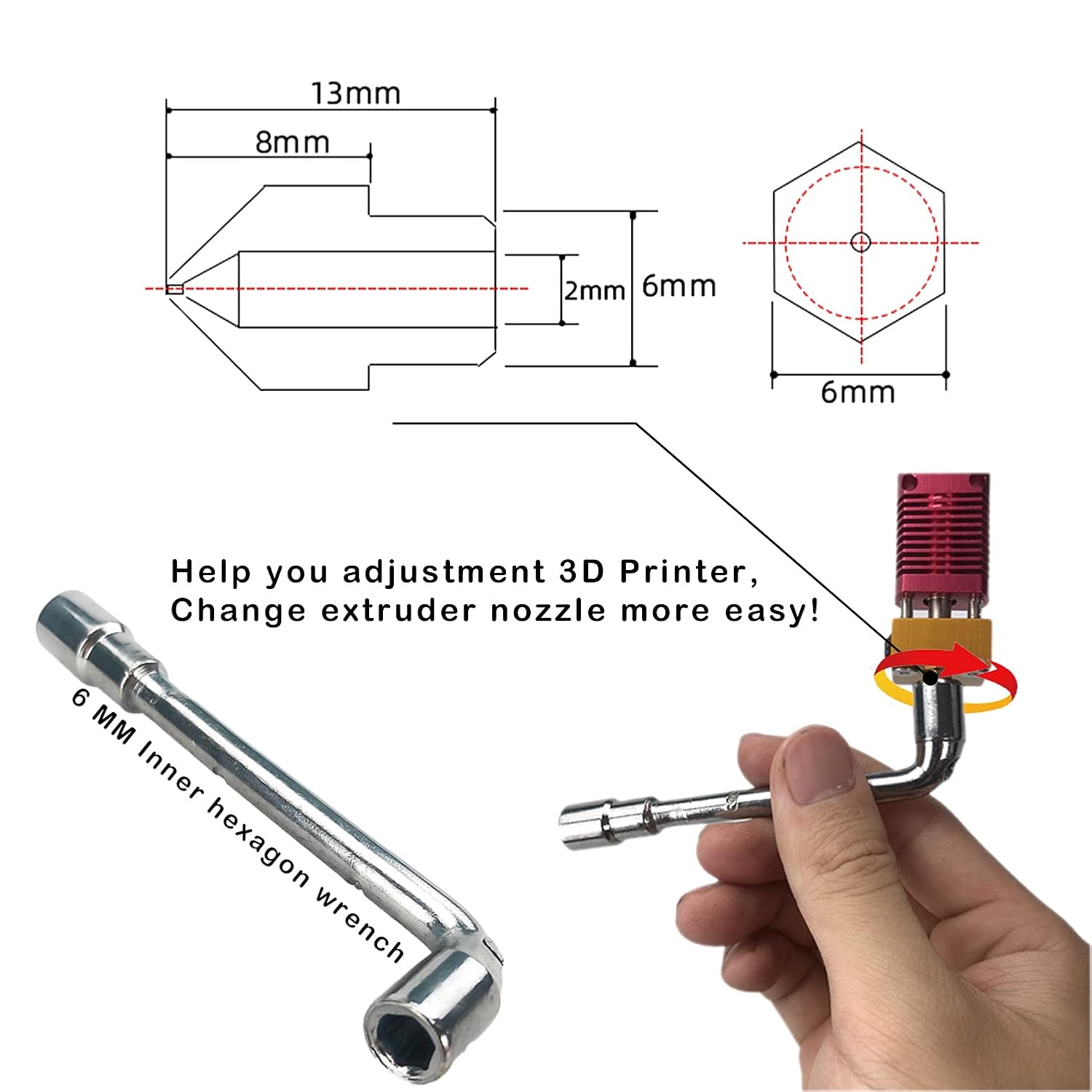 CREALITY 20 Pcs MK8 Brass Nozz - đánh giá và giá 3D Printer Nozzle Brass