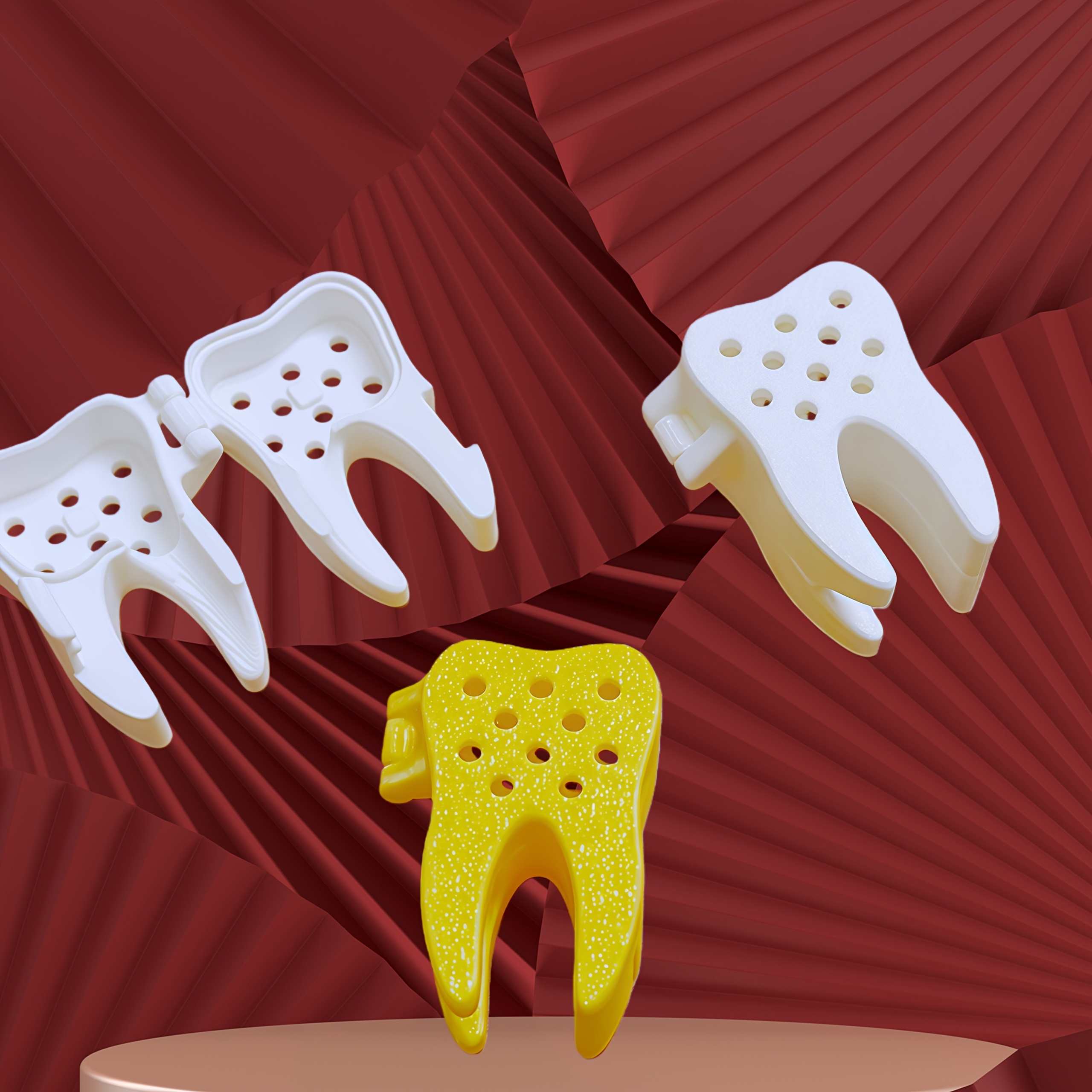 2Pcs 3D Printed Tooth Shaped P - đánh giá và giá 3D Printing Tooth