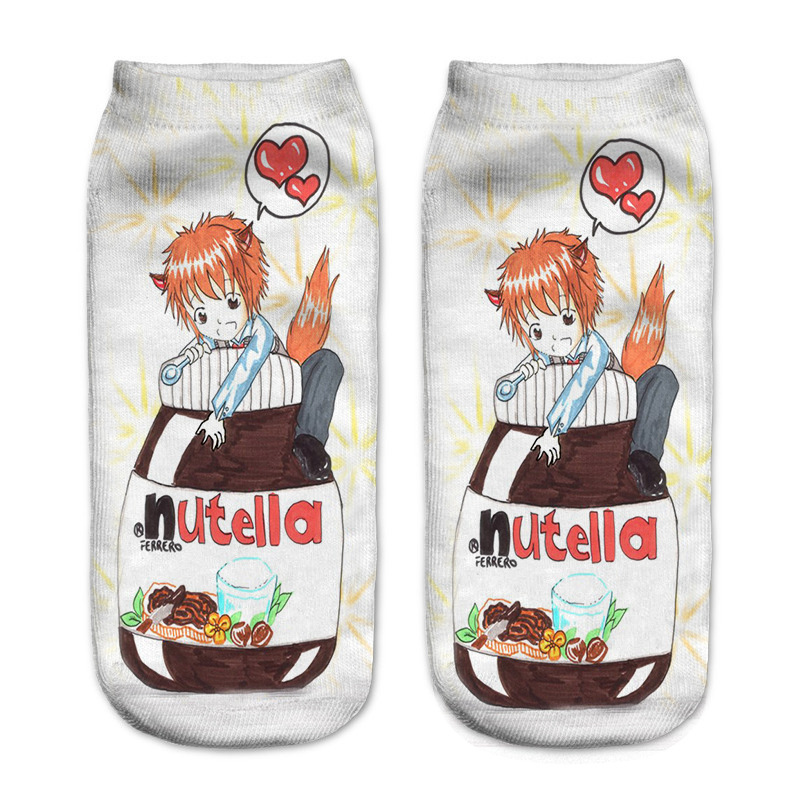 New Funny 3D Print Socks Cute  - đánh giá và giá 3D Printing Food
