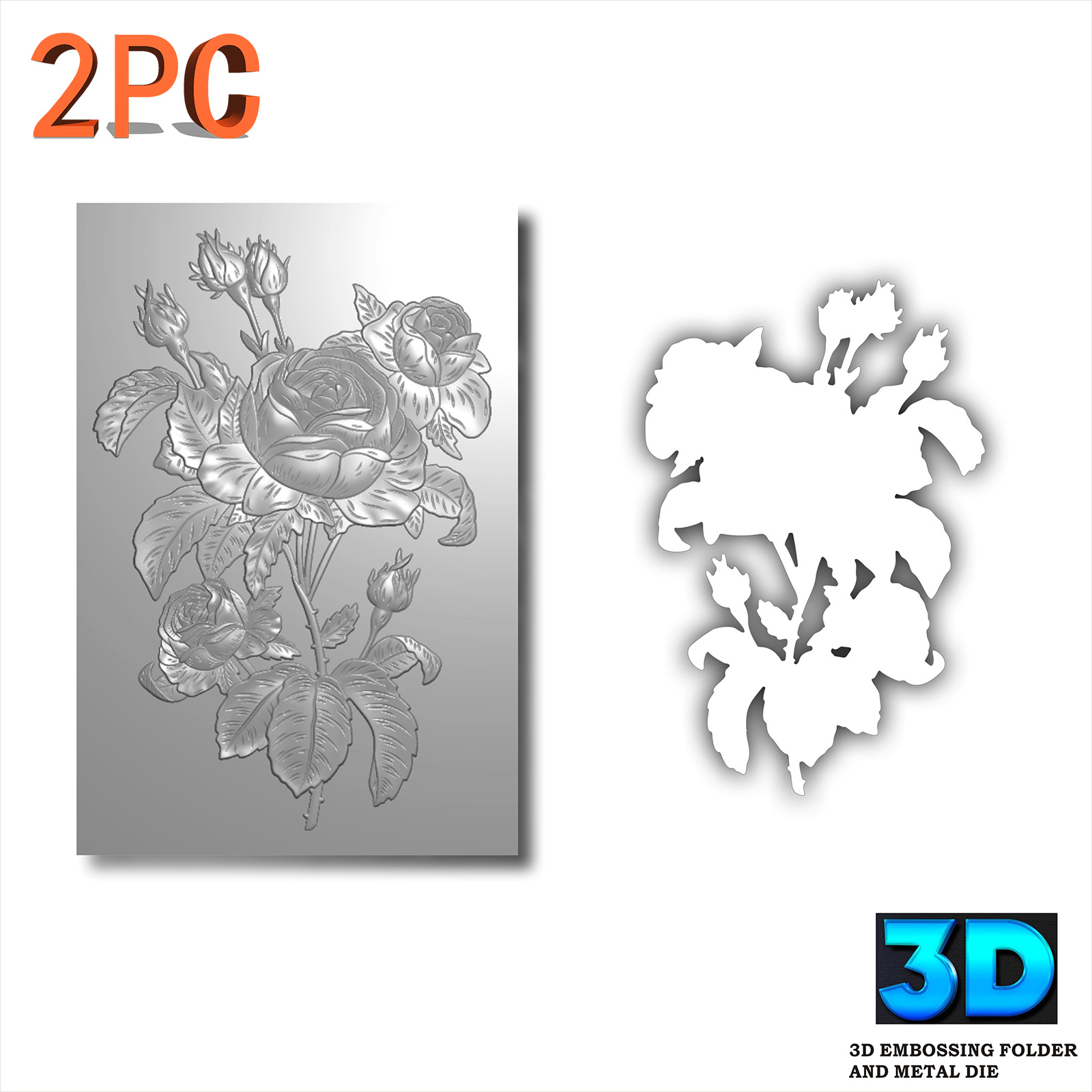 Rose Art Background Flower Des - đánh giá và giá 3D Printing Card