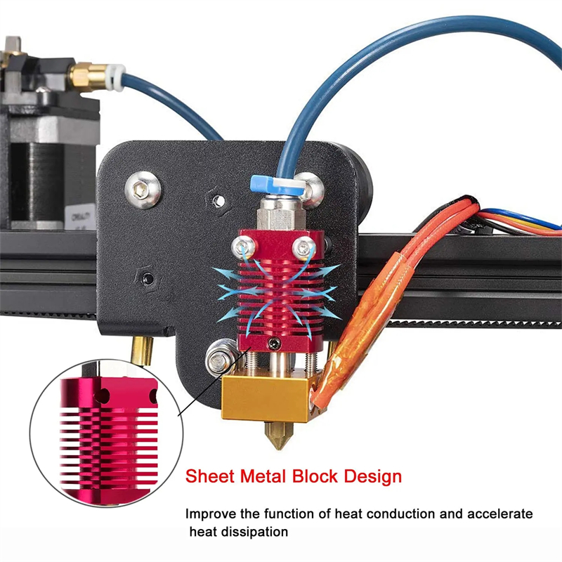3D Printer Ender 3 Metal J-Hea - đánh giá và giá 3D Printer Nozzle Brass