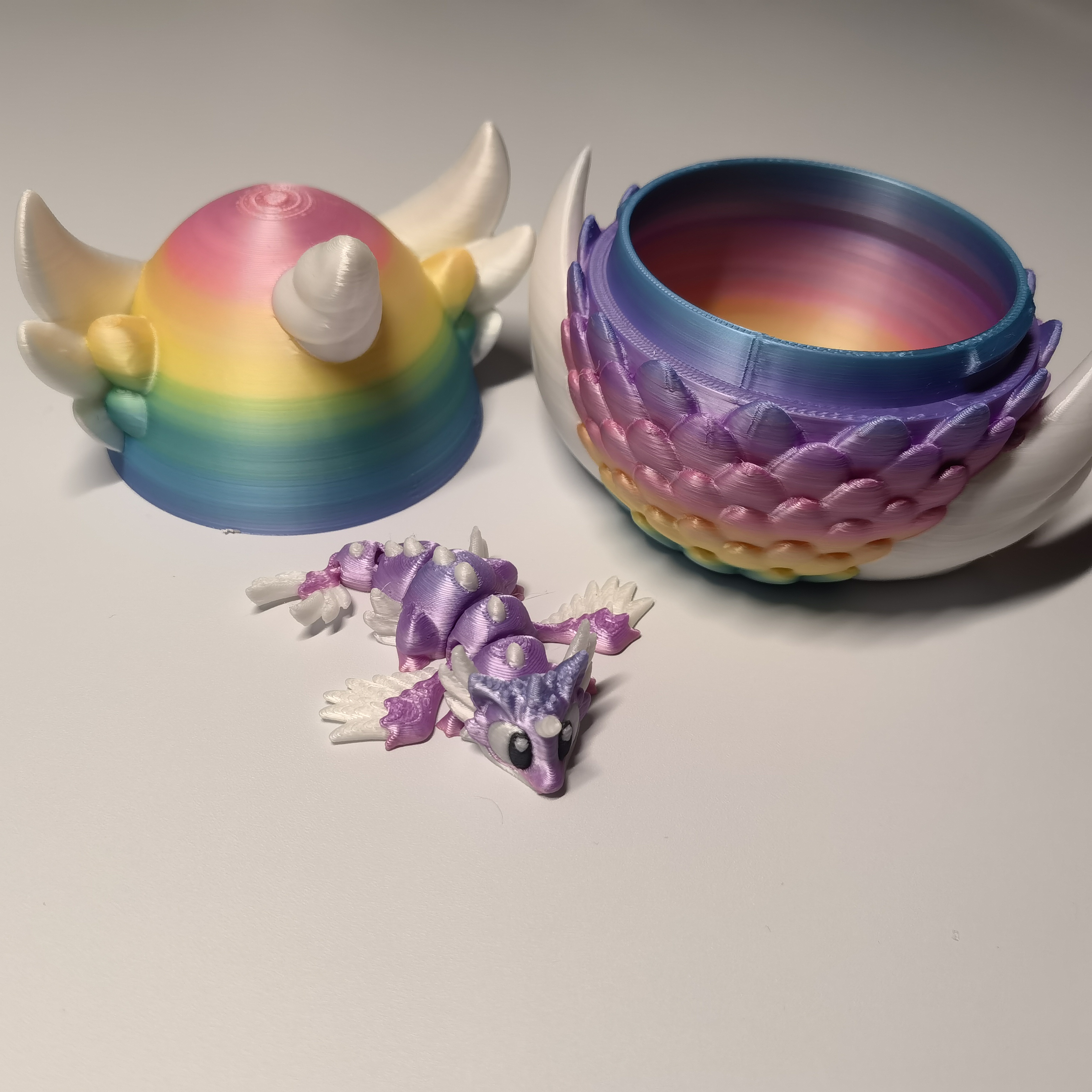 Gradient 3D Printed Dragon Egg - đánh giá và giá 3D Printing Egg