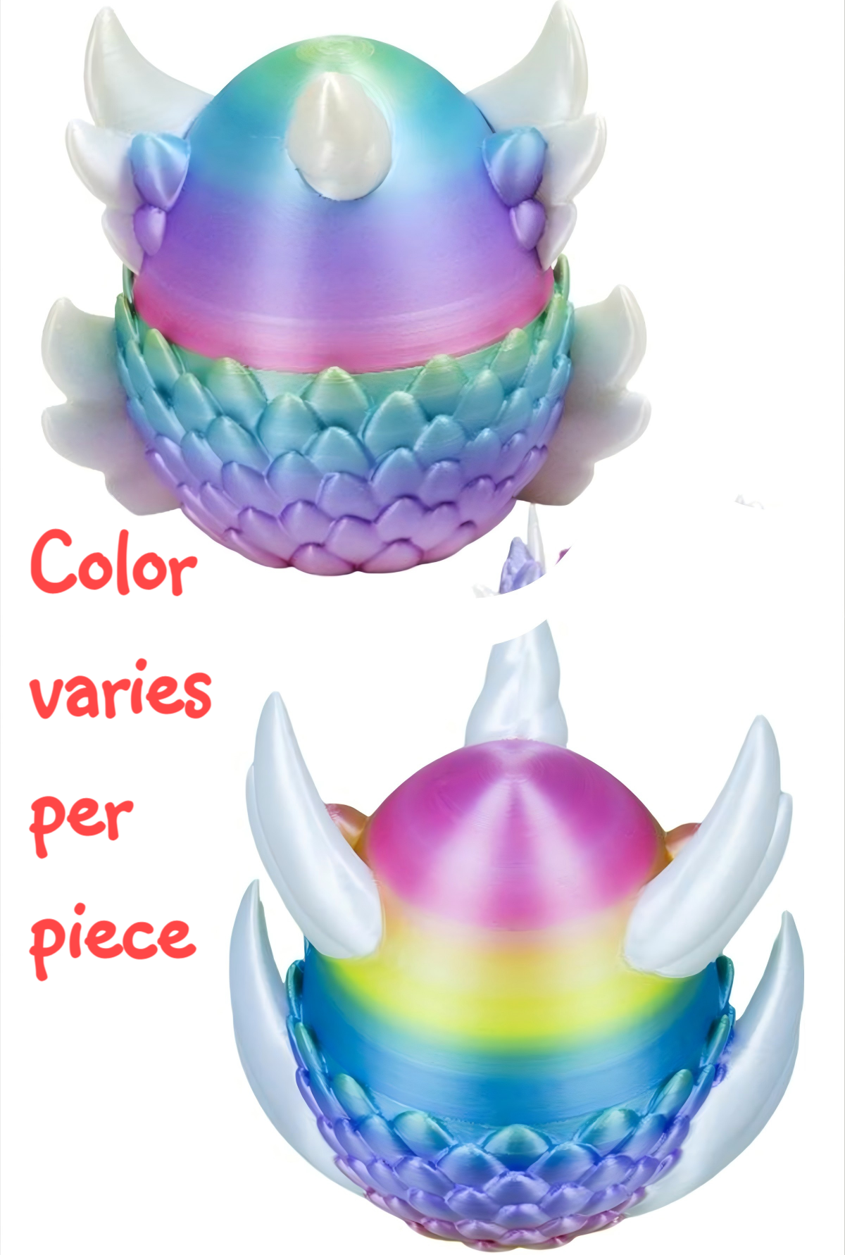 Gradient 3D Printed Dragon Egg - đánh giá và giá 3D Printing Egg
