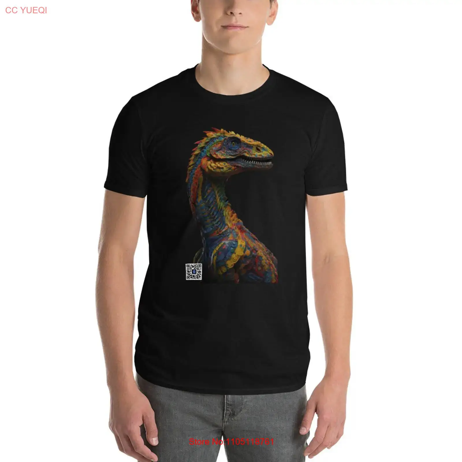 Dinosaur T Shirt smartphone ca - đánh giá và giá 3D Printing Qr Codes
