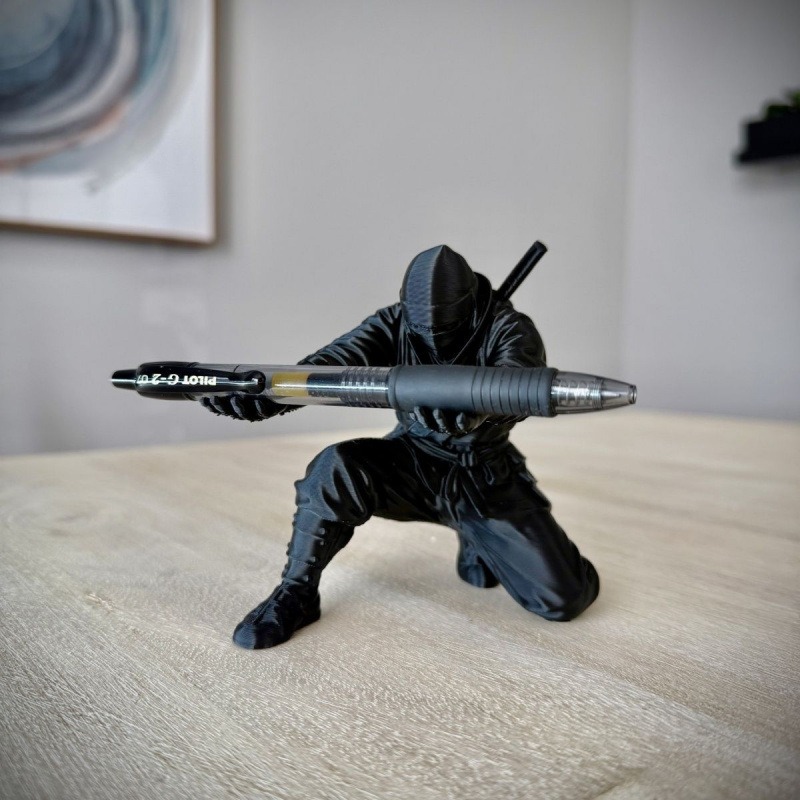 Ninja Figure Pen Holder 3D Pri - đánh giá và giá 3D Printing Grip