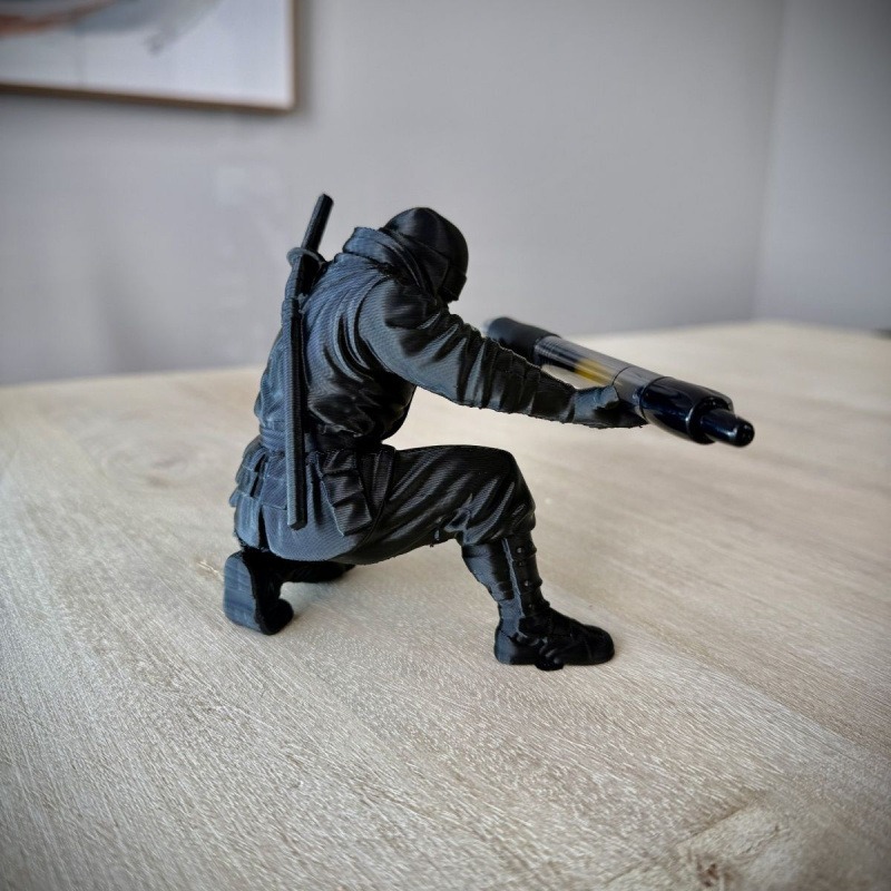 Ninja Figure Pen Holder 3D Pri - đánh giá và giá 3D Printing Grip