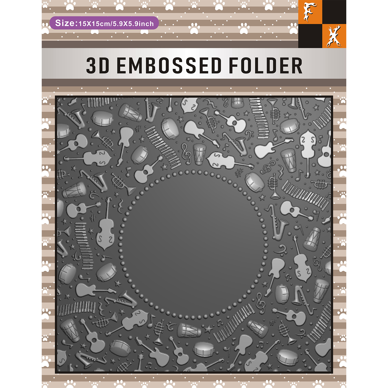 3D Embossed Folder - White, Mu - đánh giá và giá 3D Printing Card