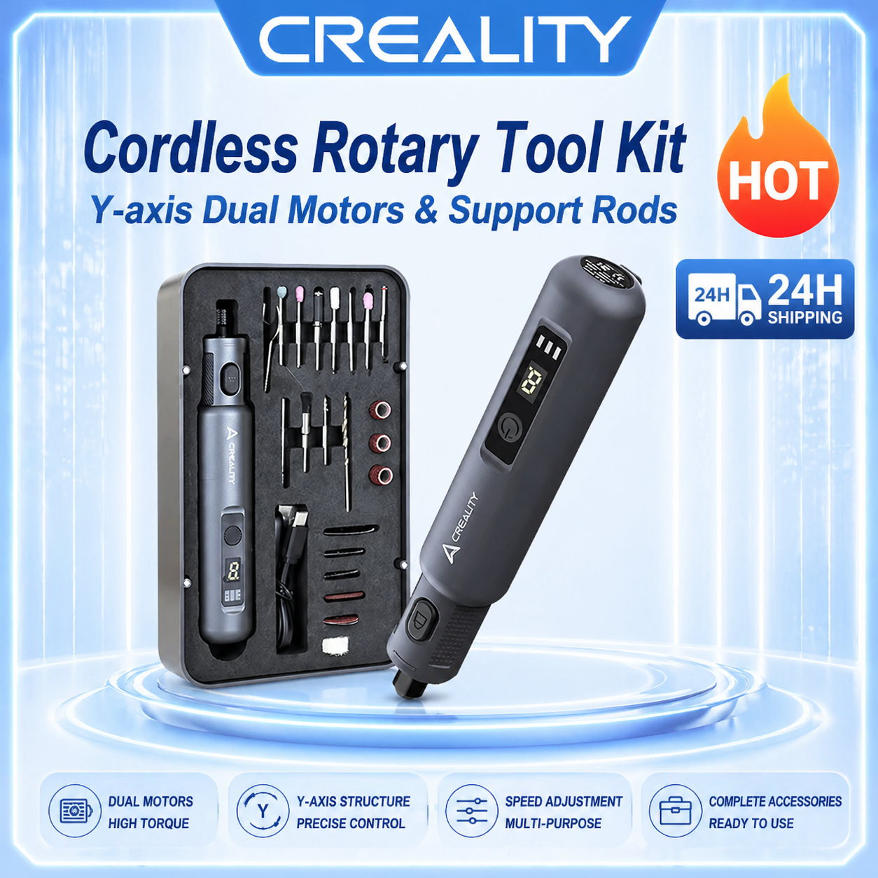 Creality Cordless Rotary Tool  - đánh giá và giá 3D Printing Grinder