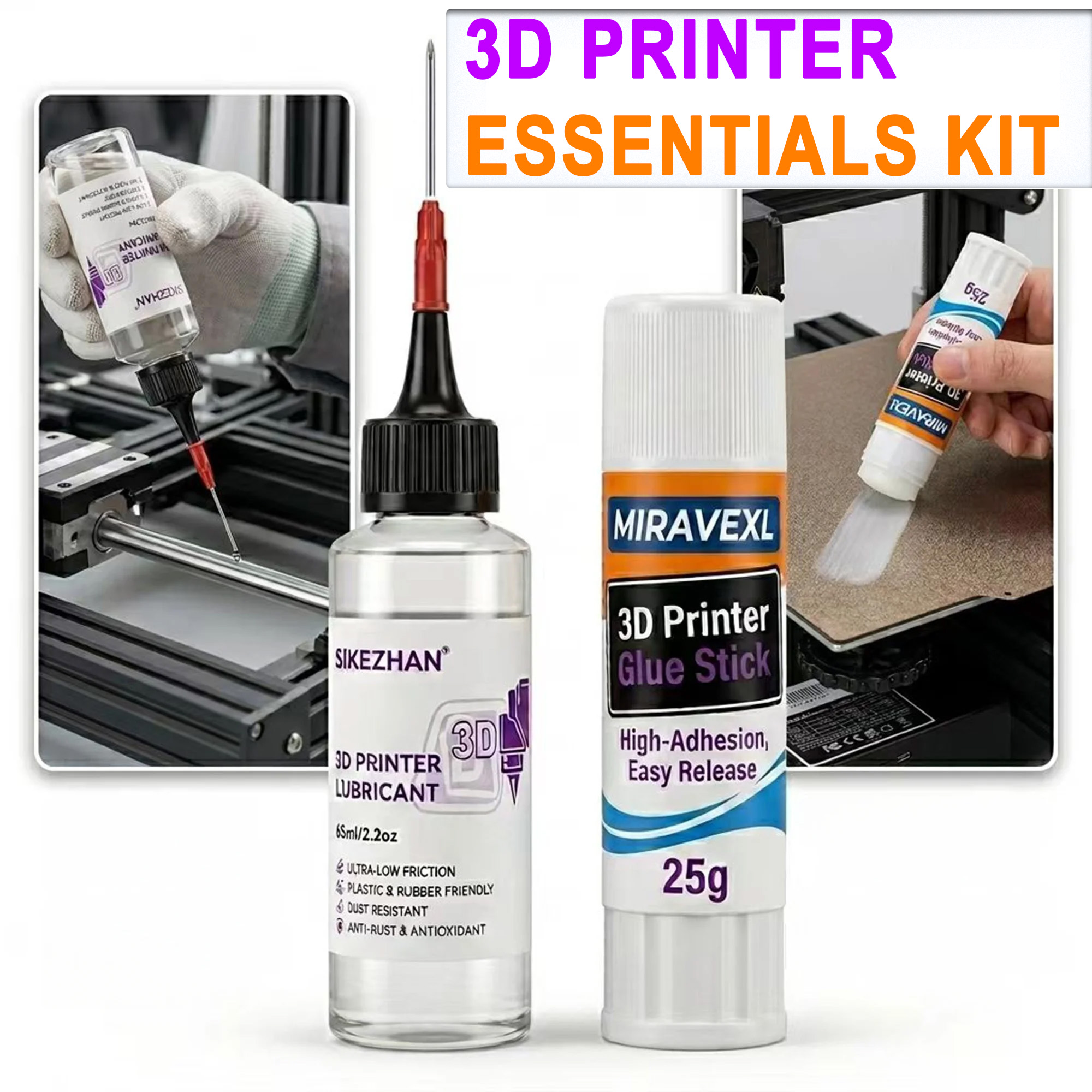 3D Printer Maintenance Kit 65m - đánh giá và giá 3D Printing Glue Stick