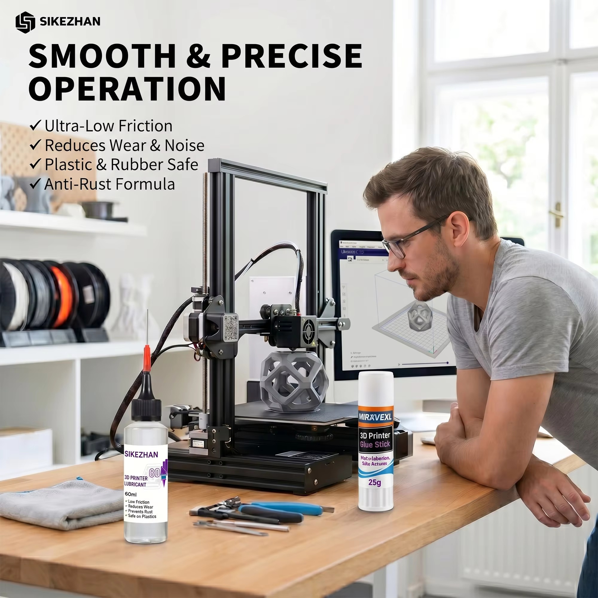 3D Printer Maintenance Kit 65m - đánh giá và giá 3D Printing Glue Stick