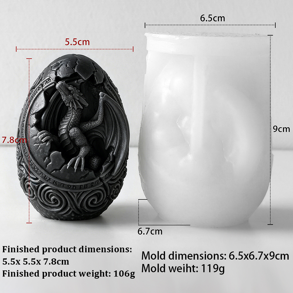 3D DIY Dinosaur Egg Candle Mol - đánh giá và giá 3D Printing Egg