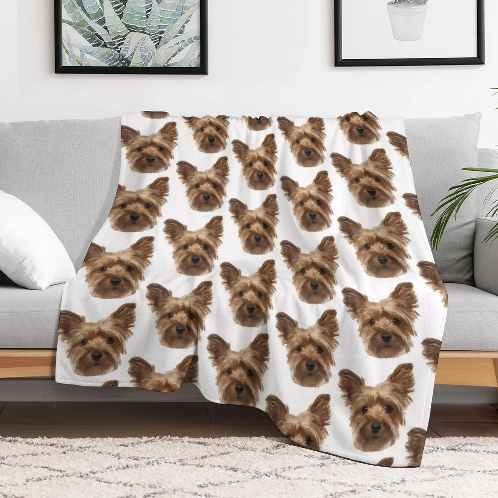 Yorkshire Terrier Throw Blanke - đánh giá và giá 3D Printing Yorkshire