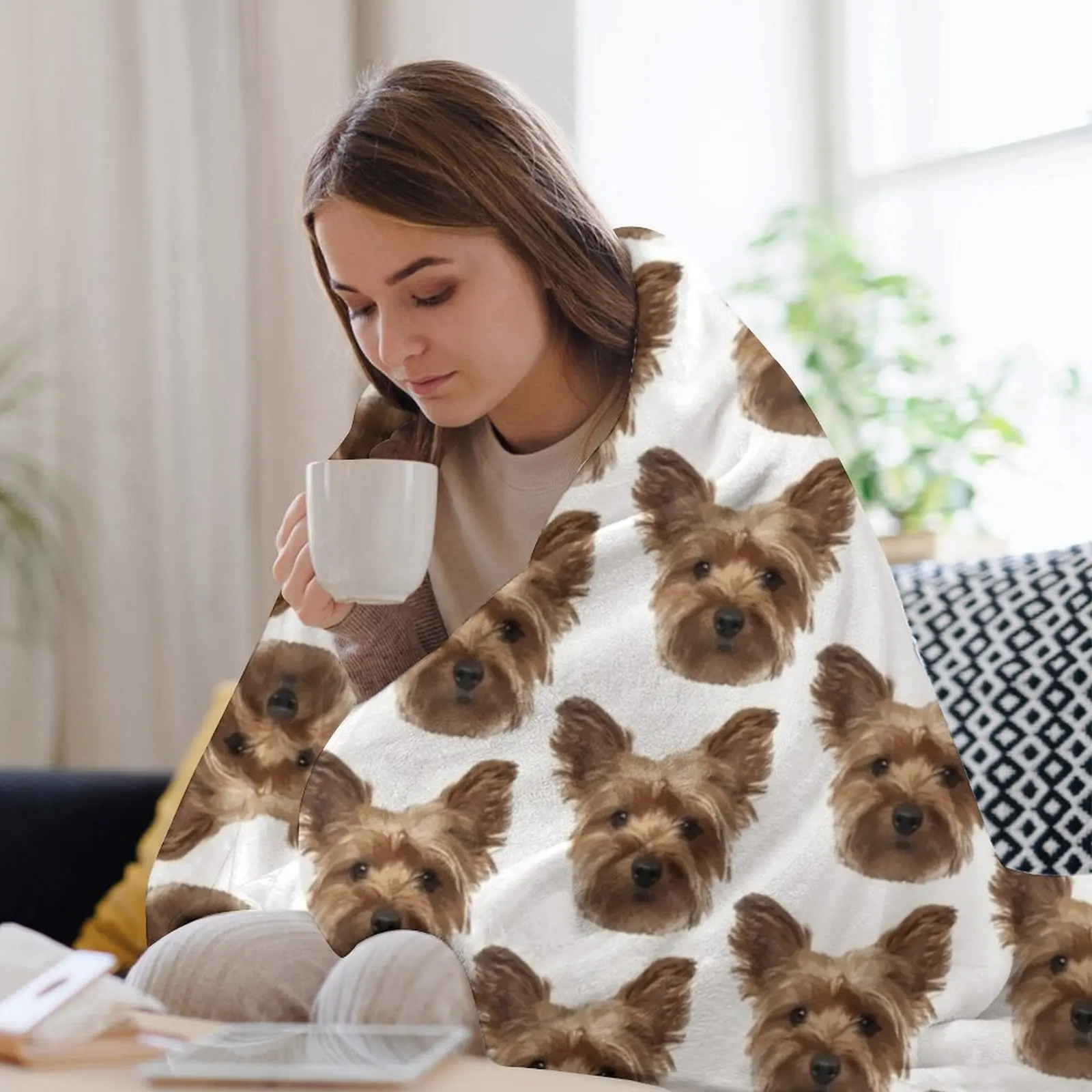 Yorkshire Terrier Throw Blanke - đánh giá và giá 3D Printing Yorkshire