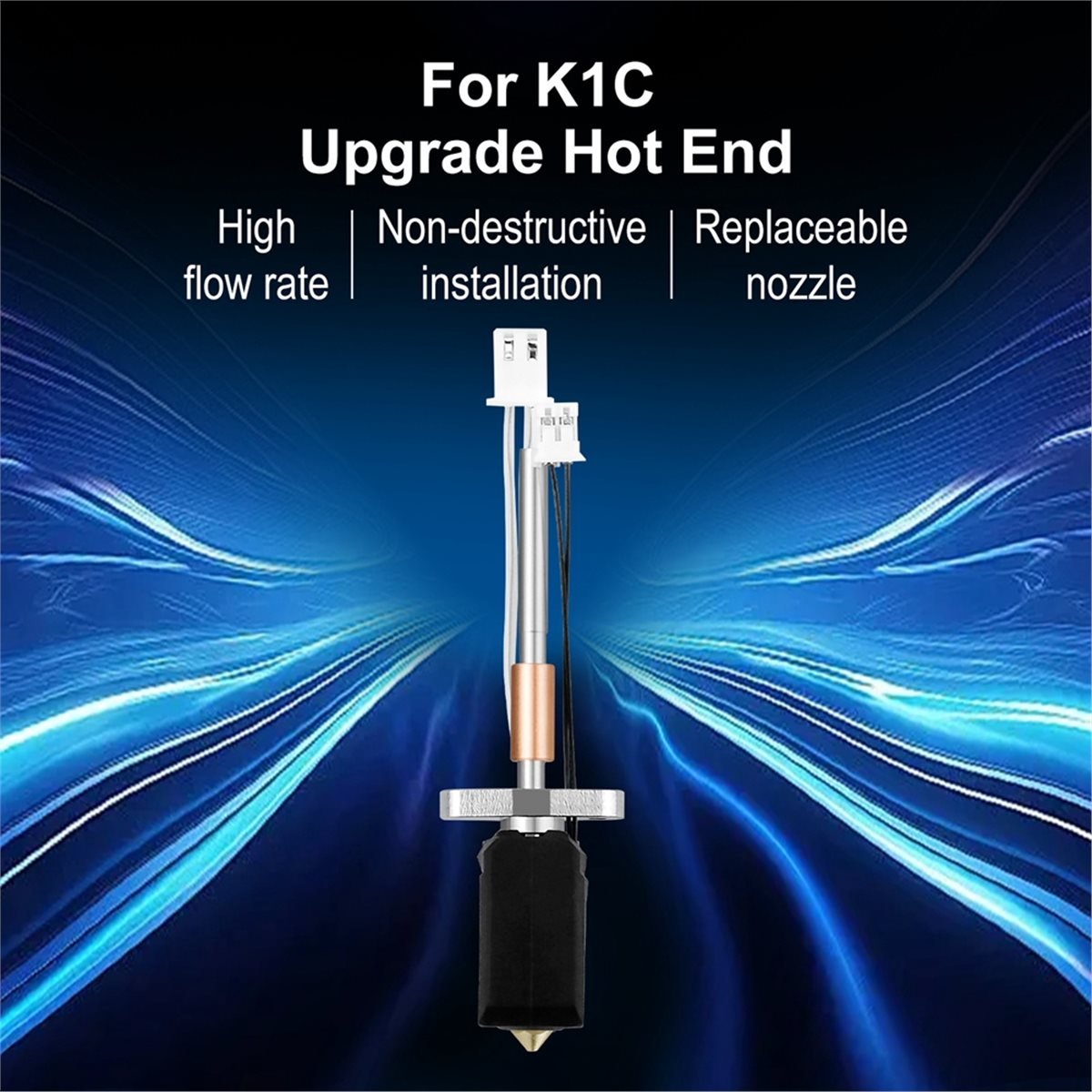 Upgrade Hotend Kit for K1C Hot - đánh giá và giá 3D Printer Nozzle Brass