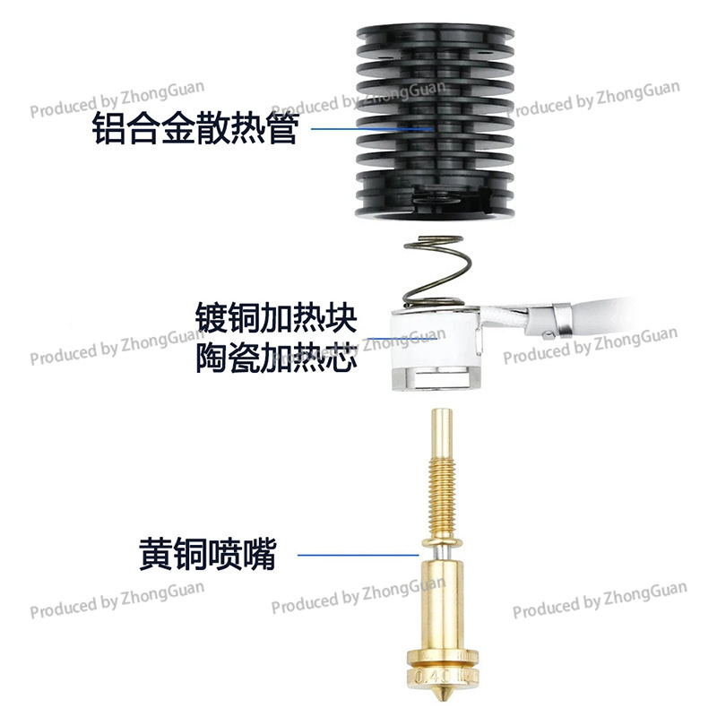 High Temperature Resistant Cer - đánh giá và giá 3D Printer Nozzle Brass