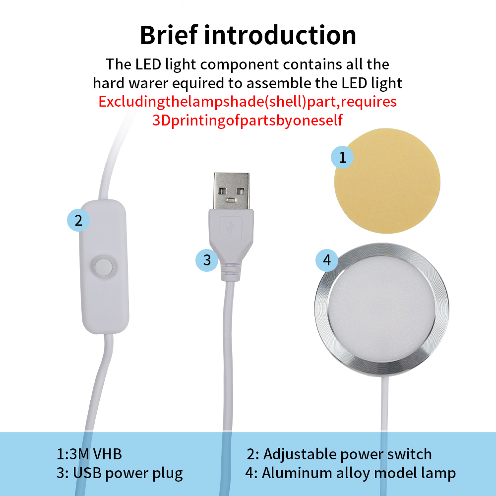 For Bambu Lab Led Lamp Kit 001 - đánh giá và giá 3D Printing Glue Stick