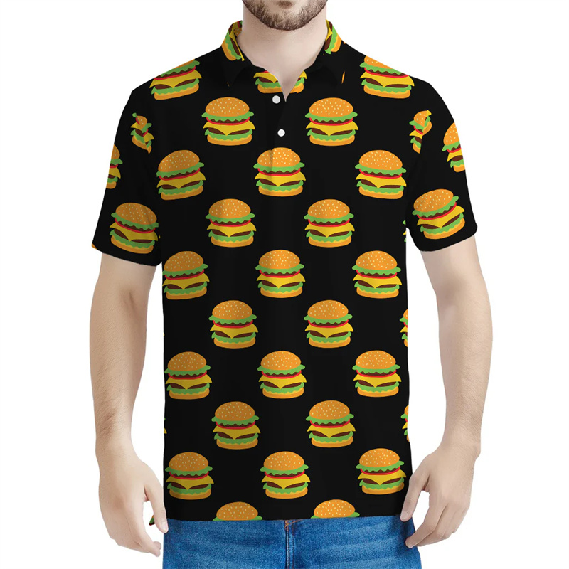 Cute Hamburger Graphic Polo Sh - đánh giá và giá 3D Printing Food