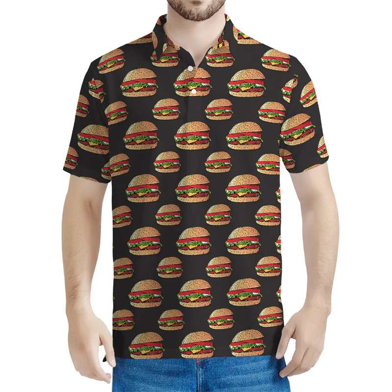 Cute Hamburger Graphic Polo Sh - đánh giá và giá 3D Printing Food