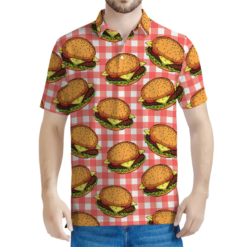 Cute Hamburger Graphic Polo Sh - đánh giá và giá 3D Printing Food