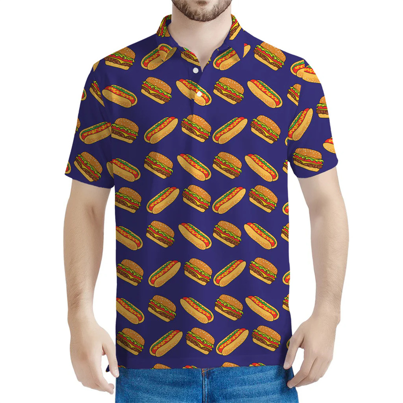 Cute Hamburger Graphic Polo Sh - đánh giá và giá 3D Printing Food