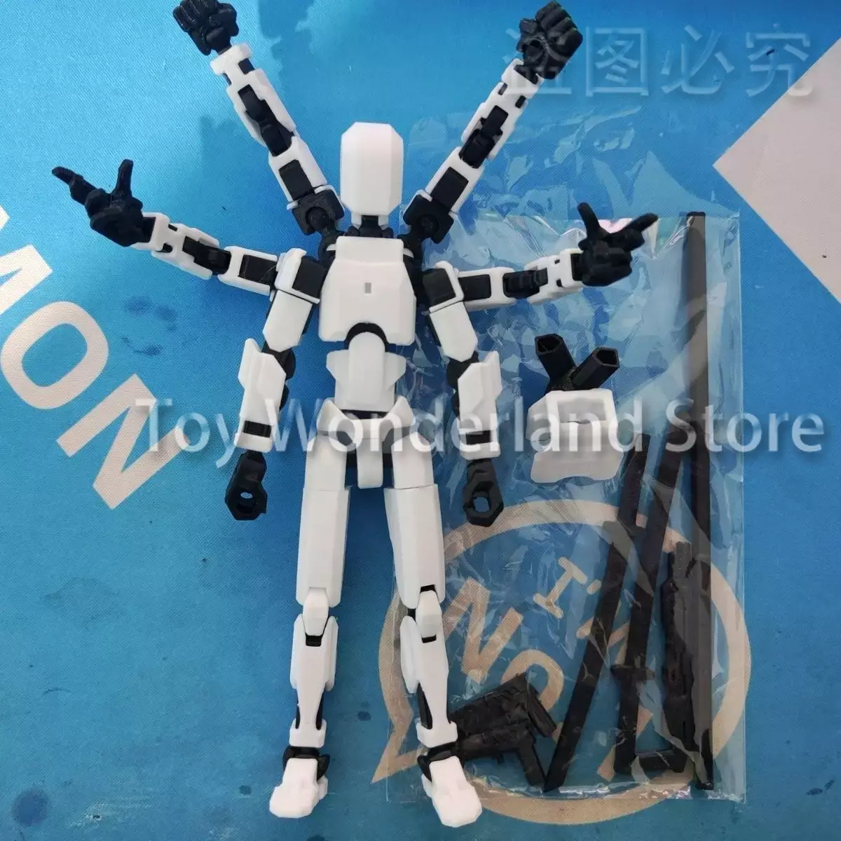 17CM Six Arms 3D Printed Manne - đánh giá và giá 3D Printing Robot Arm