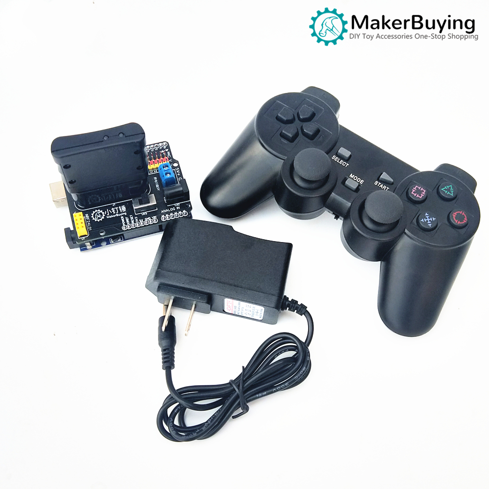 PS2 remote control four degree - đánh giá và giá 3D Printing Robot Arm