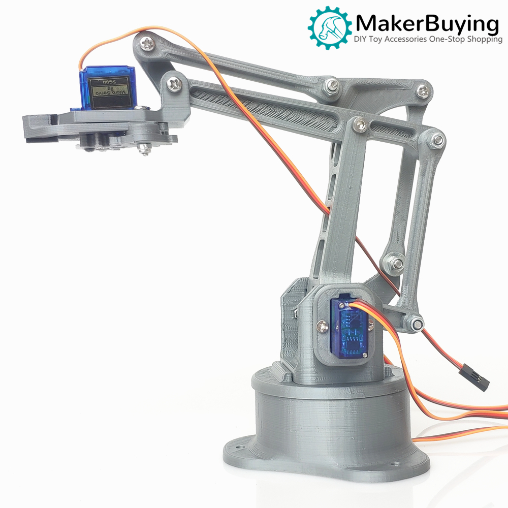 PS2 remote control four degree - đánh giá và giá 3D Printing Robot Arm