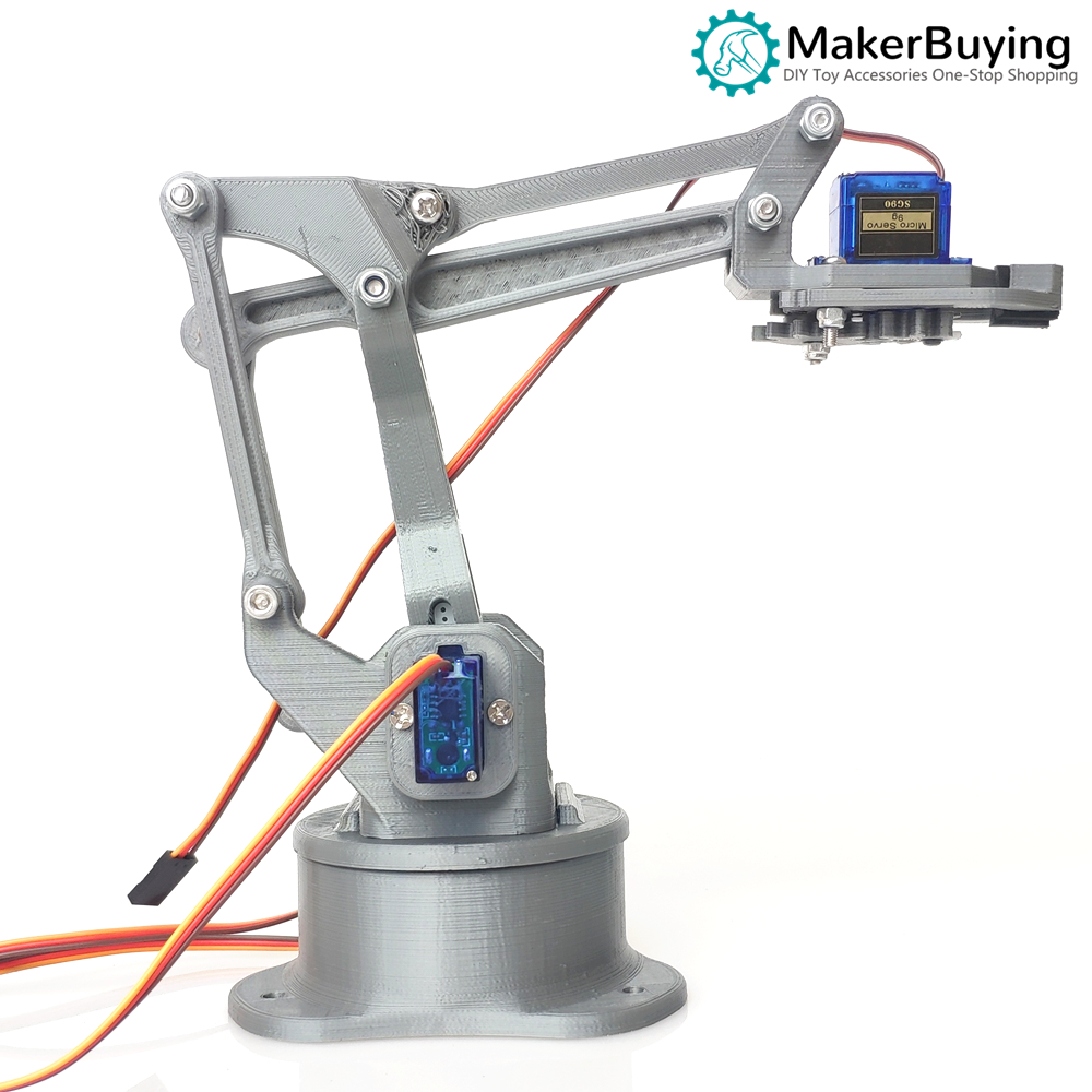 PS2 remote control four degree - đánh giá và giá 3D Printing Robot Arm