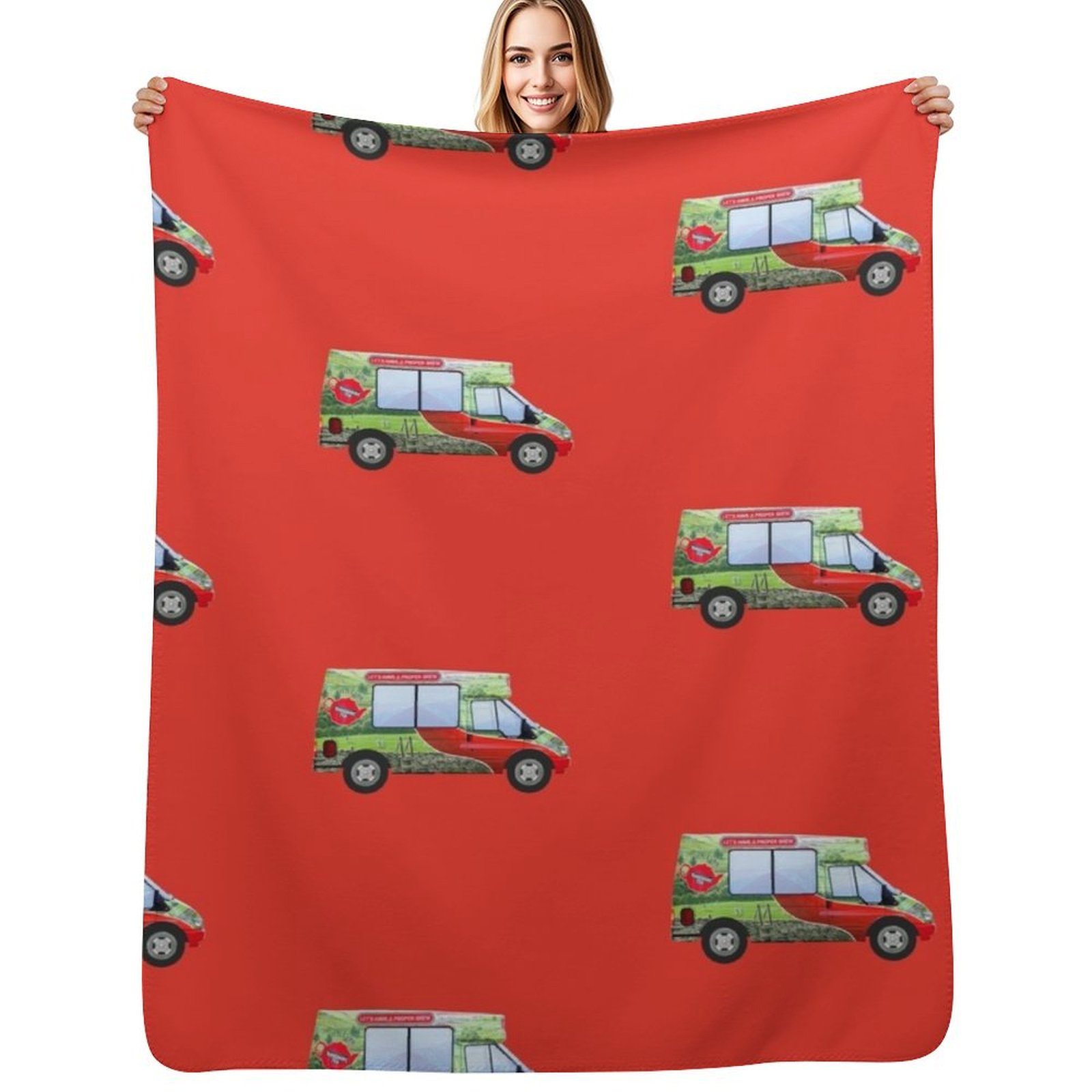 Yorkshire Tea Van Red Throw Bl - đánh giá và giá 3D Printing Yorkshire