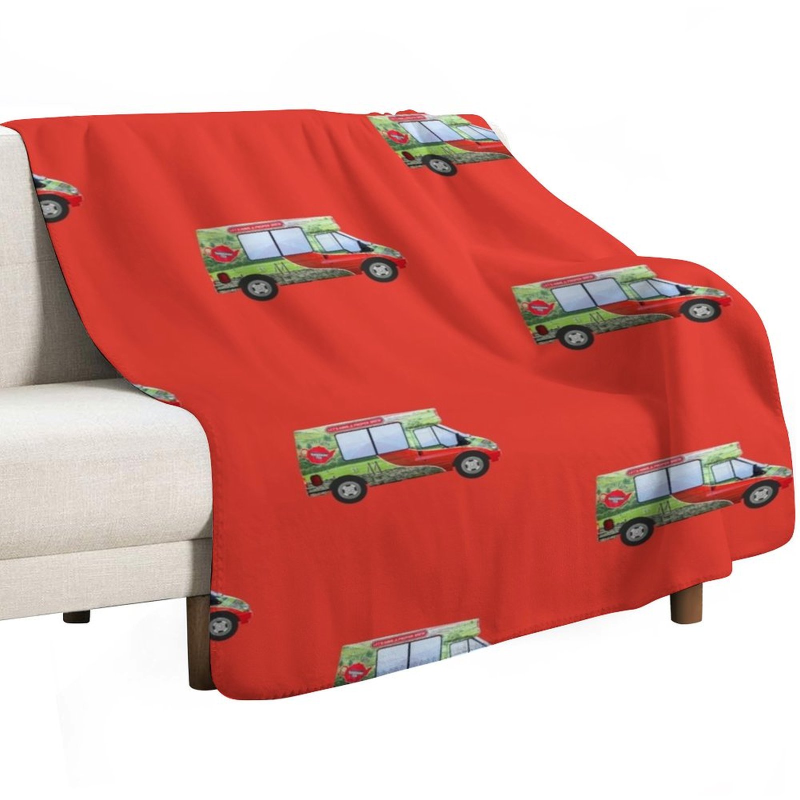 Yorkshire Tea Van Red Throw Bl - đánh giá và giá 3D Printing Yorkshire