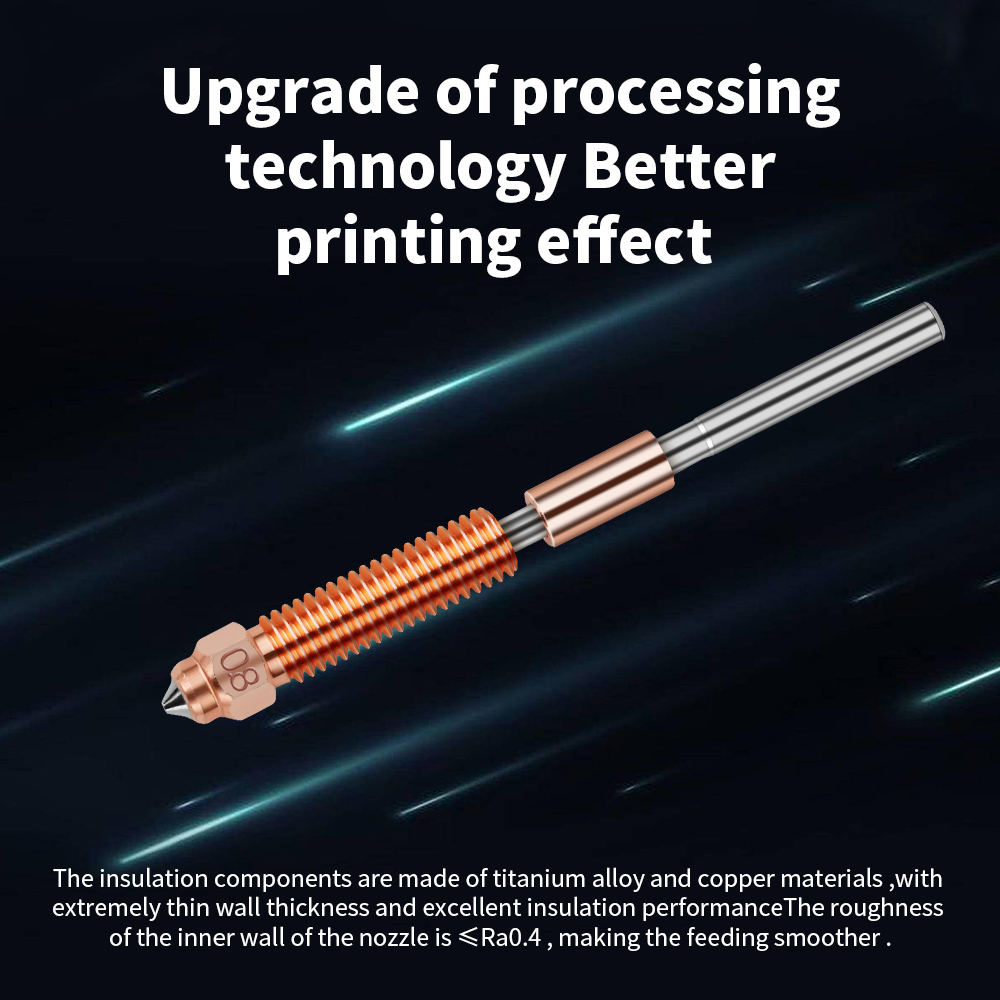 Upgrade Hotend For Creality K1 - đánh giá và giá 3D Printer Nozzle Brass