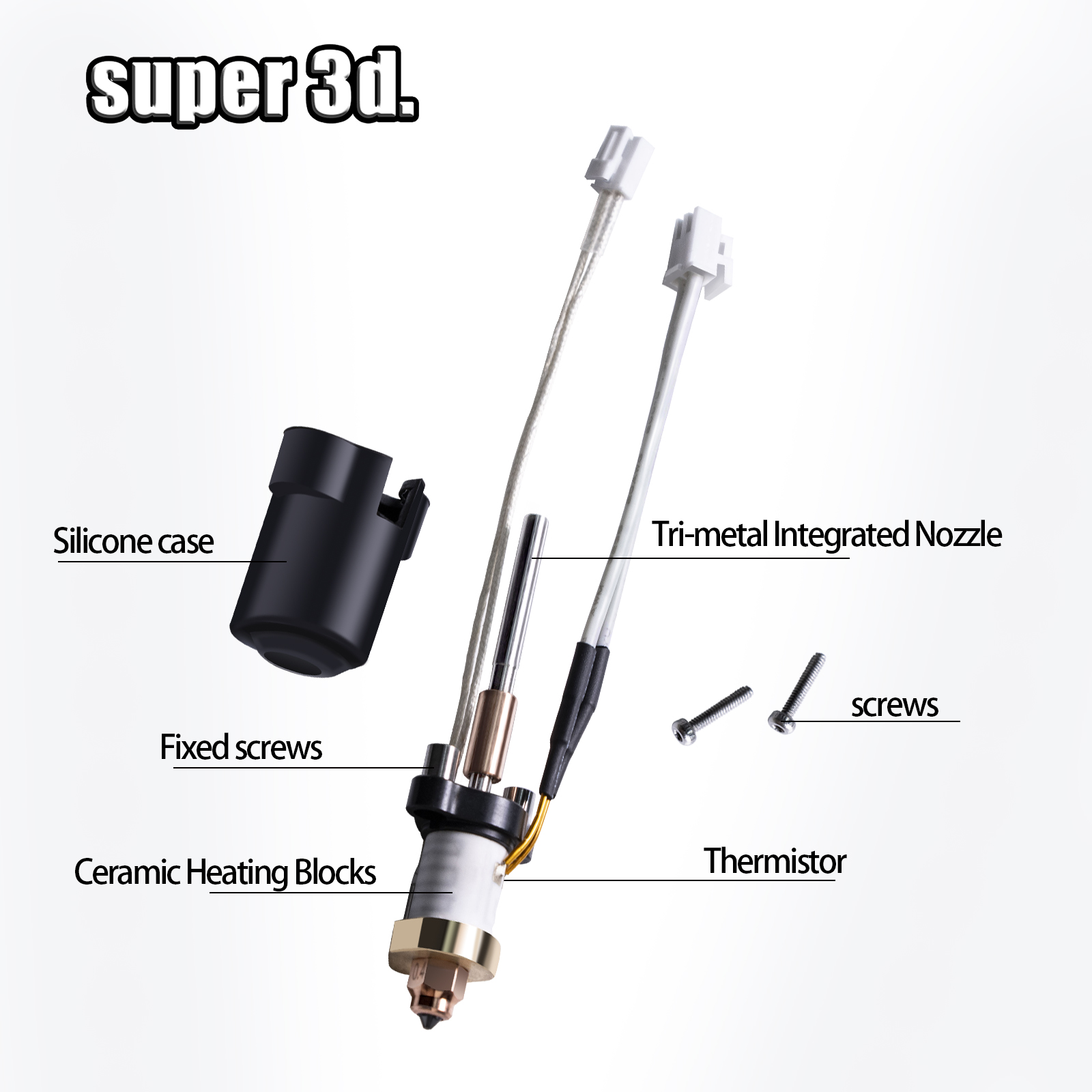 Ender 3 V3 Hotend Hardened Ste - đánh giá và giá 3D Printer Nozzle Brass