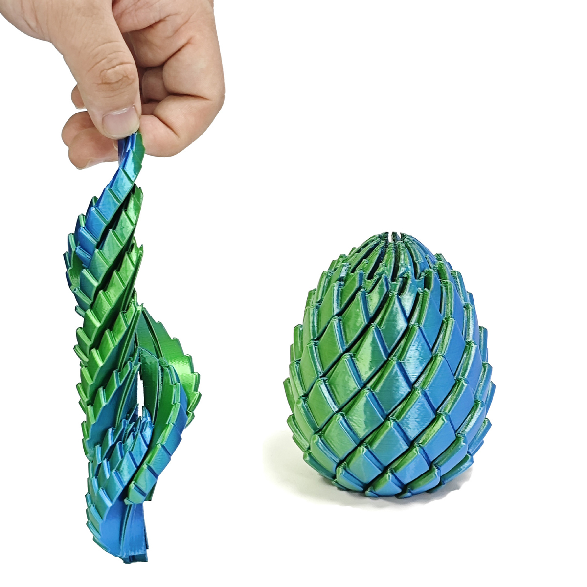 NEW 3D Printed Spiral Fidget D - đánh giá và giá 3D Printing Egg
