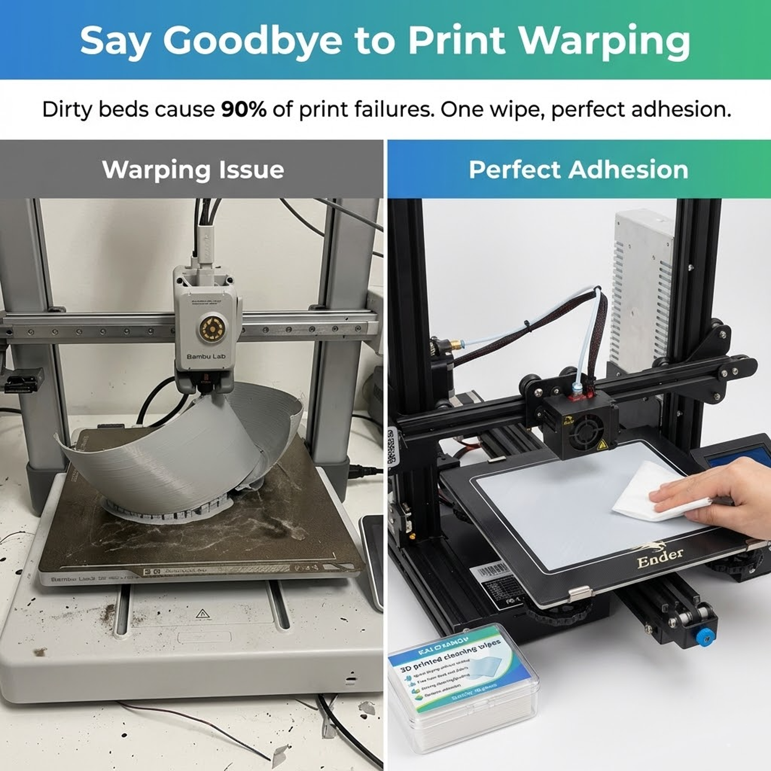 3D Printer Bed Cleaning Wipes  - đánh giá và giá 3D Printing Glue Stick